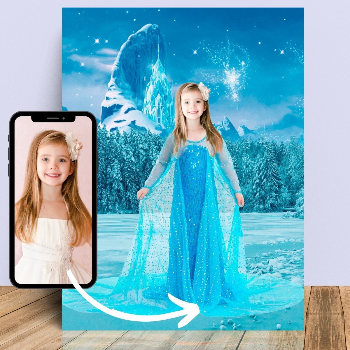 La Reine des Neiges (inspiré de Frozen, Disney) - Dreamsportrait