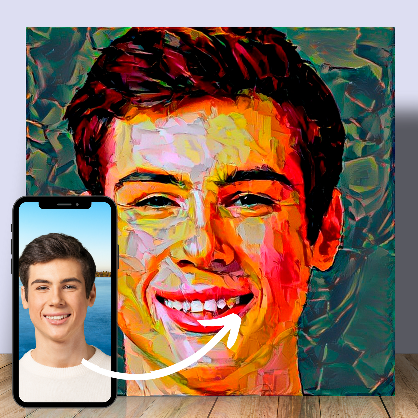 Pintura con cuchillo